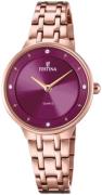 Festina Damklocka F20602-2 Mademoiselle Lila/Roséguldstonat stål