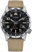 Citizen Herrklocka BM7550-10E Svart/Läder Ø43 mm