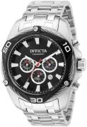 Invicta Herrklocka 38569 Bolt Svart/Stål Ø50 mm