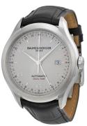 Baume & Mercier Herrklocka MOA10112 CLIFTON Silverfärgad/Läder