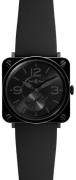 Bell & Ross Herrklocka BRS-BLC-PH-SRB BR S Quartz Svart/Gummi