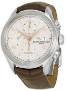 Baume & Mercier Herrklocka M0A10129 Clifton Silverfärgad/Läder