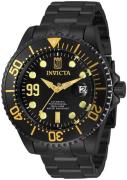 Invicta Herrklocka 30196 Jason Taylor Svart/Stål Ø47 mm