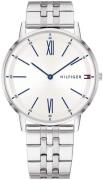 Tommy Hilfiger Herrklocka 1791511 Vit/Stål Ø40.5 mm