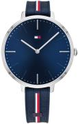 Tommy Hilfiger Damklocka 1782154 Blå/Gummi Ø38 mm