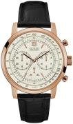 Guess Herrklocka W0916G2 Vit/Läder Ø44 mm