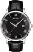 Tissot Herrklocka T063.610.16.058.00 Tradition Svart/Läder Ø42 mm