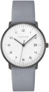 Junghans 41/4064.02 Max Bill Vit/Läder Ø38 mm