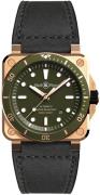 Bell & Ross Herrklocka BR-03-92-DIVER-GREEN-BRONZE Instruments