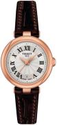 Tissot Damklocka T126.010.36.013.00 Bellissima Silverfärgad/Läder