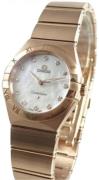 Omega Damklocka 131.50.28.60.55.001 Constellation Quartz 28Mm Vit/18