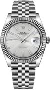 Rolex Herrklocka 126334-0004 Datejust 41 Silverfärgad/Stål Ø41 mm