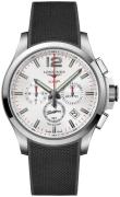 Longines Herrklocka L3.727.4.76.9 Conquest V.H.P. Silverfärgad/Gummi