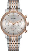 Rado Herrklocka R22910123 Coupole Silverfärgad/Roséguldstonat stål