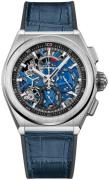 Zenith Herrklocka 95.9002.9004-78.R584 El Primero Skelettskuren/Gummi