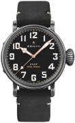 Zenith Herrklocka 11.2432.679-21.C900 Pilot Svart/Gummi Ø40 mm