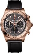 Breitling Herrklocka RB0134101B1S1 Chronomat B01 42 Grå/Gummi Ø42 mm