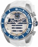 Invicta Herrklocka 35084 Star Wars Silverfärgad/Gummi Ø50 mm