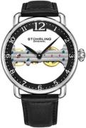 Stührling Original Herrklocka 3914.1 Legacy Svart/Läder Ø42 mm