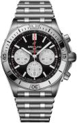 Breitling Herrklocka AB0134101B1A1 Chronomat B01 42 Svart/Stål Ø42