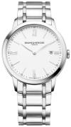 Baume & Mercier Herrklocka M0A10354 Classima Vit/Stål Ø40 mm