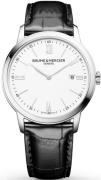 Baume & Mercier Herrklocka M0A10414 Classima Vit/Läder Ø42 mm