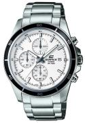 Casio Herrklocka EFR-526D-7AVUEF Edifice Vit/Stål Ø43.8 mm