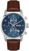 Hugo Boss Herrklocka 1513940 Skymaster Blå/Läder Ø44 mm