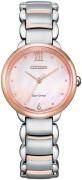 Citizen Damklocka EM0924-85Y Elegance Rosa/Roséguldstonat stål Ø28