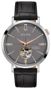 Bulova Herrklocka 98A187 Grå/Läder Ø41 mm