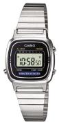 Casio Damklocka LA670WEA-1EF Collection LCD/Stål 30.3x24.6 mm