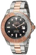 Invicta Herrklocka 24625 Pro Diver Svart/Roséguldstonat stål Ø47 mm