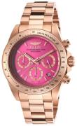 Invicta Damklocka 16657 Speedway Rosa/Roséguldstonat stål Ø41 mm