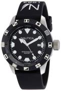 Nautica Herrklocka NAI09509G Analog Svart/Gummi Ø44 mm