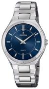 Festina Herrklocka F20244-2 Blå/Stål Ø39 mm