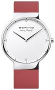 Bering Herrklocka 15540-500 Max Rene Vit/Gummi Ø40 mm