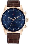 Tommy Hilfiger Herrklocka 1710423 Sawyer Blå/Läder Ø44 mm