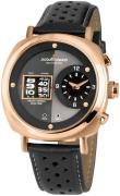 Jacques Lemans Herrklocka 1-2058C Lugano Grå/Läder Ø44 mm