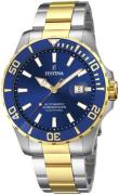 Festina Herrklocka F20532-1 Diver Blå/Gulguldtonat stål Ø44 mm