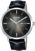 Pulsar Herrklocka PL4045X1 Svart/Läder Ø42 mm