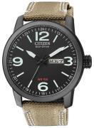 Citizen Herrklocka BM8476-23E Eco Drive 180 Svart/Textil Ø42 mm