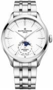 Baume & Mercier Herrklocka MOA10552 Clifton Vit/Stål Ø42 mm