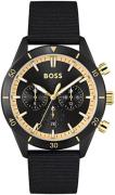 Hugo Boss Herrklocka 1513935 Santiago Svart/Textil Ø44 mm