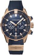 Ulysse Nardin Herrklocka 1502-170-3-93 Diver Blå/Gummi Ø44 mm