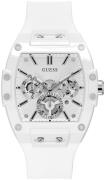 Guess Herrklocka GW0203G2 Silverfärgad/Gummi