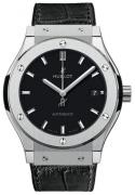 Hublot Herrklocka 542.NX.1171.LR Classic Fusion Svart/Läder Ø42 mm