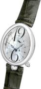 Breguet Damklocka 8967ST-58-986 Reine De Naples Vit/Läder Ø35.5 mm