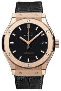 Hublot Herrklocka 542.OX.1181.LR Classic Fusion Svart/Läder Ø42 mm