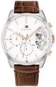 Tommy Hilfiger Herrklocka 1710450 Baker Vit/Läder Ø43.5 mm