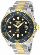 Invicta Herrklocka 28684 Pro Diver Svart/Gulguldtonat stål Ø47 mm